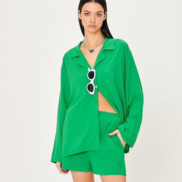 Storets Sienna Shirt and Shorts Set size S/M made in Korea - Picture 1 of 14